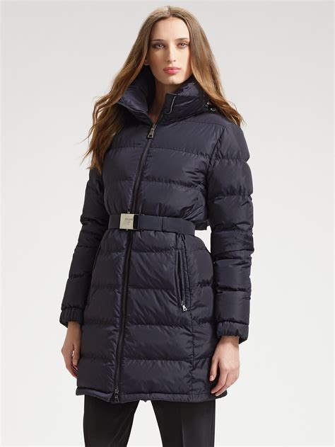 prada vest woman|Prada women's down coat.